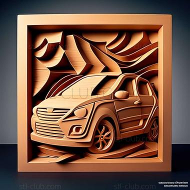 3D модель Hyundai Getz (STL)